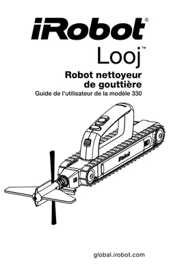 6 iRobot Looj 330 Meilleur robot de nettoyage de gouttières
